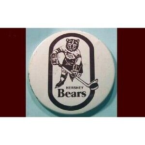 Vintage Hershey Bears Minor Hockey Large Stadium Button, Hockey Souvenir
